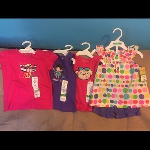 NWT girls 24 mos summer Carter’s/Jumping Beans lot